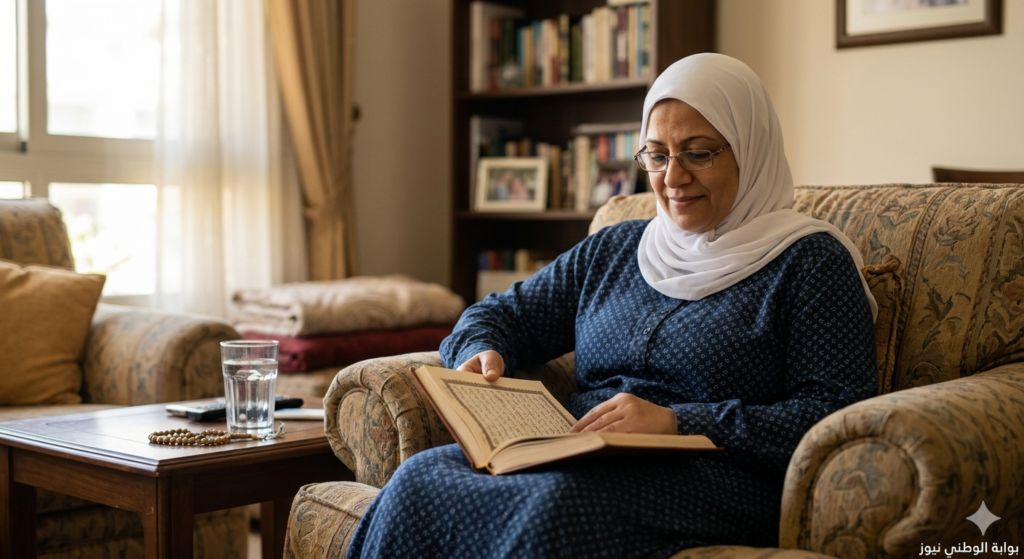 قراءة القرآن بتدبر تمنح الإنسان شعورًا بالسكينة والهدوء الداخلي